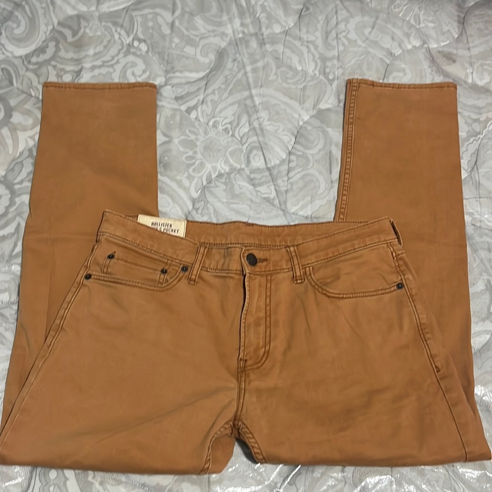 Orange Hollister pants